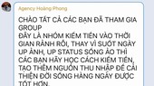 An invitation of investment with huge profits from chat groups in social networks