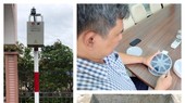 The system to warn about urban flooding, developed by SHTP. (Photo: SGGP)