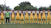 Thái tử Brunei Faiq Bolkiah Brunei không có tên mà vẫn vào sân thi đấu. Ảnh: Dũng Phương