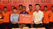 Nhà xe Hiếu Hoa, một trong những nhà tài tài trợ đồng hành cùng đội futsal Đà Nẵng. Ảnh: Cao Tường