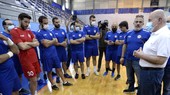 Lãnh đạo LĐBĐ Lebanon trong 1 lần đến thăm đội nhà