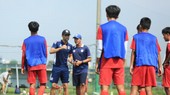 Một buổi tập của thầy trò Học viện bóng đá Lyon