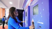 Đại biểu điểm danh qua phần mềm