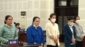 Các bị cáo tại phiên tòa