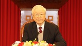 Tổng Bí thư Nguyễn Phú Trọng trong buổi điện đàm cấp cao với Tổng thống Hoa Kỳ Joe Biden