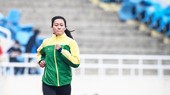 Lê Tú Chinh đang trong quá trình hồi phục sau phẫu thuật chấn thương. Ảnh: P.MINH
