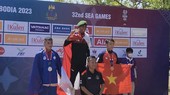 Hoàng Nguyên Thanh giành HCĐ marathon nam SEA Games 32. Ảnh: HNT