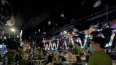 Lực lượng công an kiểm tra quán bar Diamond