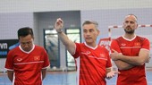 HLV Miguel Rodrigo có hơn 2 năm làm việc ở Việt Nam. ẢNH: DŨNG PHƯƠNG