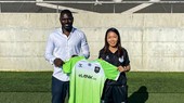 Huỳnh Như mặc áo số 11 ở Lank FC. ẢNH: CLB