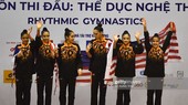 Đội tuyển thể dục dụng cụ nữ Malaysia giành HCV ở SEA Games 31. ẢNH: GETTY