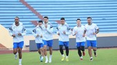 Ba ngoại binh Pedro Paulo, Hendrio và Gerard Artigas (từng ăn tập ở lò La Masia) cùng Ngô Hoàng Thịnh khoác áo Nam Định ở V-League 2023