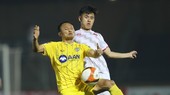 Trọng Hoàng cùng các đồng đội ở SLNA đã hòa 3 trận từ đầu V-League 2023. ẢNH: MINH HOÀNG