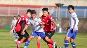 Hai đội bóng truyền thống Huế và Long An gặp nhau ở trận ra quân Giải hạng Nhất quốc gia 2023. ẢNH: HỮU THỊNH