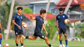 Chủ nhà U23 Campuchia tích cực chuẩn bị cho SEA Games 32. ẢNH: FFC