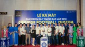 Giải bóng đá 7 người Đắk Lắk trở thành sân chơi đầu tiên trên địa bàn tỉnh áp dụng mô hình lên, xuống hạng. ẢNH: THANH HẬU.