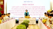 Bộ trưởng Bộ Nội vụ Phạm Thị Thanh Trà phát biểu tại hội thảo