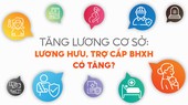 Tăng lương cơ sở: Lương hưu, trợ cấp BHXH có tăng?