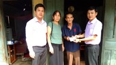 Trao 11,5 triệu đồng bạn đọc hỗ trợ lần 2 cho 2 hoàn cảnh ở Bình Định