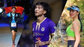 Ba Đại sứ UpRace 2022 (từ trái sang): Quang Trần, Đoàn Văn Hậu, Đoàn Thu Thủy