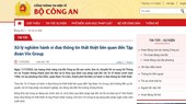 Bộ Công an: Đã xác định được người tung tin đồn ông Phạm Nhật Vượng 'bị cấm xuất cảnh'