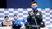 Mã Minh Cẩm tiến vào vòng 16 cơ thủ của giải. Ảnh: Kim Young Hun