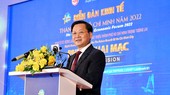 Phó Thủ tướng Chính phủ Lê Minh Khái phát biểu tại Diễn đàn.