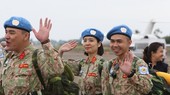 Officers and soldiers of the second 2-level field hospital (Source: VNA)