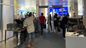 Body-scanning machines and walk through metal detectors are installed at check-in counters on the first floor in the Hall A.(Photo: SGGP)