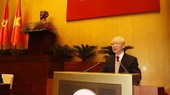 Party General Secretary Nguyen Phu Trong addresses the conference (Photo: VNA)