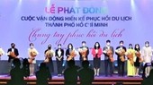 At the launching ceremony of the campaign on collecting opinions and suggestions for tourism recovery plan and a competition for creative and innovative tourism startups