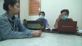 Vo Nguyen Quynh Trang at the Investigation Agency of the Binh Thanh District’s Police Department