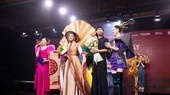 Chieu Ca Mau (Ca Mau sedge mat) by Nguyen Quoc Viet, a student of Ton Duc Thang of HCMC wins the design contest seeking a national costume for the Vietnamese representative at Miss Universe 2022.