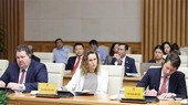 Participants at the meeting (Photo: VNA)