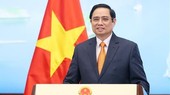 Prime Minister Pham Minh Chinh sends a messgage to the informal Leaders' Roundtable on Climate Change in New York (Photo: VNA)