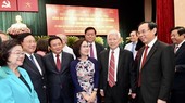 Leaders of the Party, State and HCMC attends the conference.
