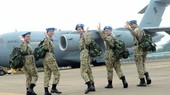 Vietnamese peacekeepers (Photo: VNA)