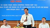 Chairman of the HCMC People’s Committee Phan Van Mai speaks at the event. (Photo: SGGP)