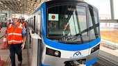 HCMC's metro line 1 will be put it into operation this year. (Photo: SGGP)