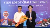 The 7th Stem Robot Challenge competition is launched in HCMC on May 9. (Photo: SGGP)