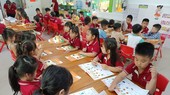 Trẻ đang theo học tại một cơ sở giáo dục mầm non ngoài công lập tại TP Thủ Đức