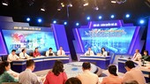 Chương trình Dân hỏi - Chính quyền trả lời sáng ngày 14-5. Ảnh: VIỆT DŨNG