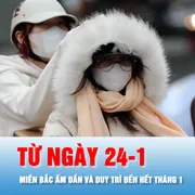 Podcast bản tin tối 23-1: Từ ngày 24-1, miền Bắc ấm dần và duy trì đến hết tháng 1