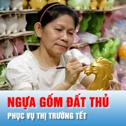 Podcast bản tin trưa 24-1: Ngựa gốm Đất Thủ phục vụ thị trường tết