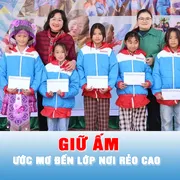 Giữ ấm ước mơ đến lớp nơi rẻo cao