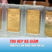 Podcast bản tin tối 9-3: Chiều 9-3, giá vàng tăng trở lại