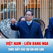 Podcast bản tin tối 23-3: Thúc đẩy các dự án khí LNG giữa Việt Nam - Liên bang Nga