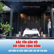Giữ hồn di sản giữa cơn lốc đô thị hóa - Bài 3: Bảo tồn gắn với đời sống cộng đồng