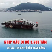 Podcast tin thời sự ngày 18-10: Hành trình lai dắt nhịp cầu đi bộ 3.400 tấn về Bến Bạch Đằng