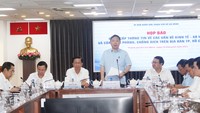 Phó Chủ tịch UBND TPHCM Dương Anh Đức phát biểu tại họp báo. Ảnh: NGÔ BÌNH